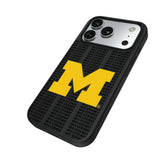 University of Michigan Wolverines Text Backdrop MagSafe Compatible Phone Case for Apple iPhone