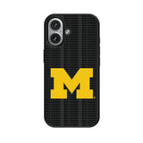 University of Michigan Wolverines Text Backdrop MagSafe Compatible Phone Case for Apple iPhone