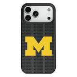 University of Michigan Wolverines Text Backdrop MagSafe Compatible Phone Case for Apple iPhone