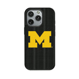 University of Michigan Wolverines Text Backdrop MagSafe Compatible Phone Case for Apple iPhone