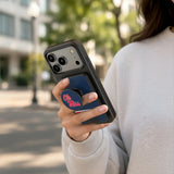 University of Mississippi Rebels Stripe PopSockets MagSafe-Compatible PopWallet+