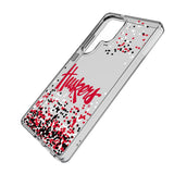 University of Nebraska Huskers Confetti Clear Phone Case for Samsung Galaxy