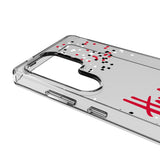 University of Nebraska Huskers Confetti Clear Phone Case for Samsung Galaxy
