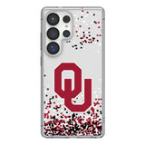 University of Oklahoma Sooners Confetti Clear Phone Case for Samsung Galaxy