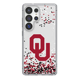 University of Oklahoma Sooners Confetti Clear Phone Case for Samsung Galaxy