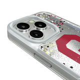 University of Oklahoma Sooners Confetti Glitter Phone Case for Apple iPhone