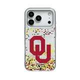 University of Oklahoma Sooners Confetti Glitter Phone Case for Apple iPhone