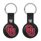 University of Oklahoma Sooners Insignia Black Airtag Holder 2-Pack