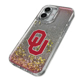 University of Oklahoma Sooners Linen Glitter Phone Case for Apple iPhone