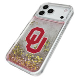 University of Oklahoma Sooners Linen Glitter Phone Case for Apple iPhone