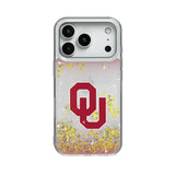 University of Oklahoma Sooners Linen Glitter Phone Case for Apple iPhone