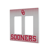 University of Oklahoma Sooners Linen Hidden-Screw Light Switch Plate