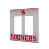 University of Oklahoma Sooners Linen Hidden-Screw Light Switch Plate