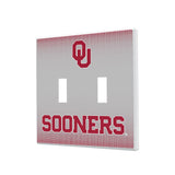 University of Oklahoma Sooners Linen Hidden-Screw Light Switch Plate