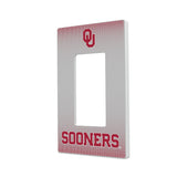 University of Oklahoma Sooners Linen Hidden-Screw Light Switch Plate