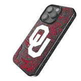 University of Oklahoma Sooners Paisley Black Bling Phone Case for Apple iPhone