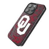 University of Oklahoma Sooners Paisley Black Bling Phone Case for Apple iPhone