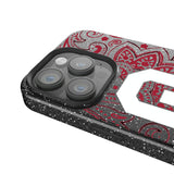 University of Oklahoma Sooners Paisley Black Bling Phone Case for Apple iPhone