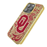 University of Oklahoma Sooners Paisley Bling Phone Case for Apple iPhone