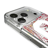 University of Oklahoma Sooners Paisley Glitter Phone Case for Apple iPhone