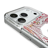 University of Oklahoma Sooners Paisley Glitter Phone Case for Apple iPhone
