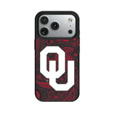 University of Oklahoma Sooners Paisley MagSafe Compatible Phone Case for Apple iPhone
