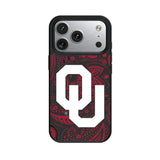 University of Oklahoma Sooners Paisley MagSafe Compatible Phone Case for Apple iPhone