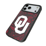 University of Oklahoma Sooners Paisley MagSafe Compatible Phone Case for Apple iPhone
