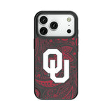 University of Oklahoma Sooners Paisley MagSafe Compatible Phone Case for Apple iPhone