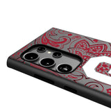 University of Oklahoma Sooners Paisley MagSafe Compatible Phone Case for Samsung Galaxy