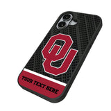 University of Oklahoma Sooners Personalized EndZone Plus Bump Phone Case for Apple iPhone