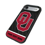 University of Oklahoma Sooners Personalized EndZone Plus Bump Phone Case for Apple iPhone