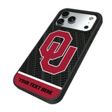 University of Oklahoma Sooners Personalized EndZone Plus Bump Phone Case for Apple iPhone