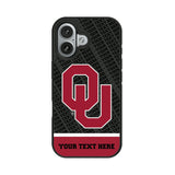 University of Oklahoma Sooners Personalized EndZone Plus Bump Phone Case for Apple iPhone