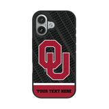 University of Oklahoma Sooners Personalized EndZone Plus Bump Phone Case for Apple iPhone