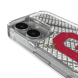 University of Oklahoma Sooners Personalized EndZone Plus Glitter Phone Case for Apple iPhone