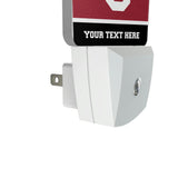 University of Oklahoma Sooners Personalized Endzone Solid Night Light 2-Pack