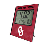 University of Oklahoma Sooners Personalized Hatch Wall Clock