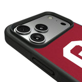 University of Oklahoma Sooners Personalized Stripe Bump Phone Case for Apple iPhone