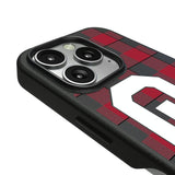 University of Oklahoma Sooners Plaid MagSafe Compatible Phone Case for Apple iPhone