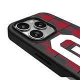 University of Oklahoma Sooners Plaid MagSafe Compatible Phone Case for Apple iPhone