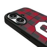 University of Oklahoma Sooners Plaid MagSafe Compatible Phone Case for Apple iPhone