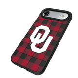 University of Oklahoma Sooners Plaid MagSafe Compatible Phone Case for Apple iPhone