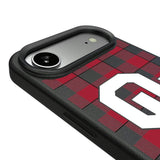 University of Oklahoma Sooners Plaid MagSafe Compatible Phone Case for Apple iPhone