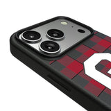 University of Oklahoma Sooners Plaid MagSafe Compatible Phone Case for Apple iPhone