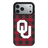 University of Oklahoma Sooners Plaid MagSafe Compatible Phone Case for Apple iPhone