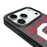University of Oklahoma Sooners Plaid MagSafe Compatible Phone Case for Apple iPhone