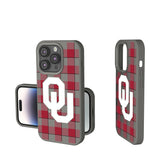 University of Oklahoma Sooners Plaid Soft Touch Phone Case for Apple iPhone