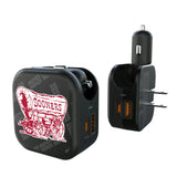 University of Oklahoma Sooners Quadtile 2 in 1 USB A/C Charger