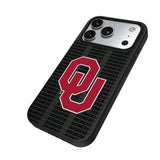 University of Oklahoma Sooners Text Backdrop MagSafe Compatible Phone Case for Apple iPhone